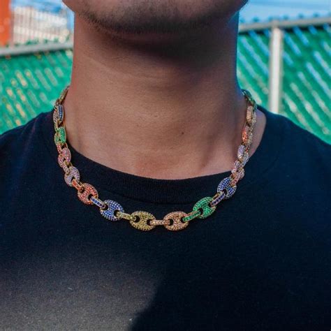 rainbow gucci link chain|gucci link to love jewelry.